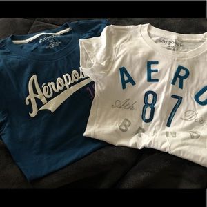 2 NWT Aeropostale Graphic Tees